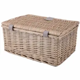 2-Person Wicker Picnic Basket Back